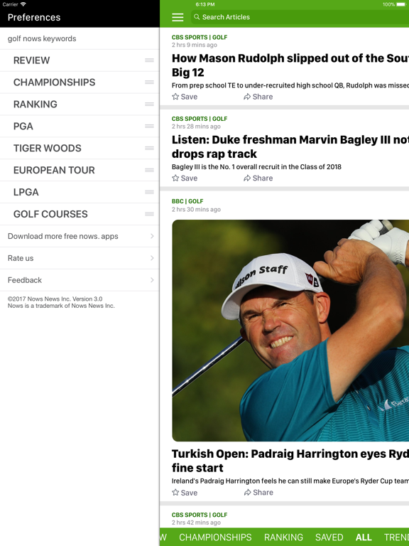 Screenshot #5 pour golf nows.