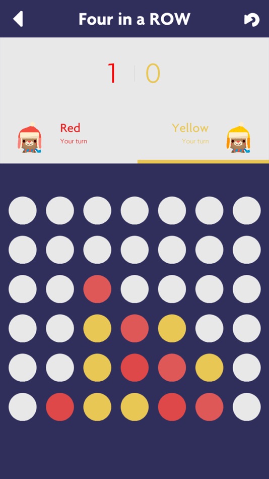 #4. Make Four in Row (iOS) 来自: Sebastin Michael