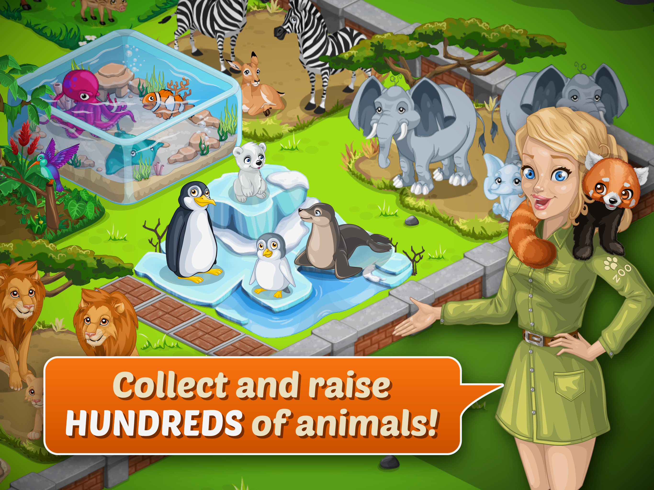 Happy Zoo - Wild Animals screenshot 8