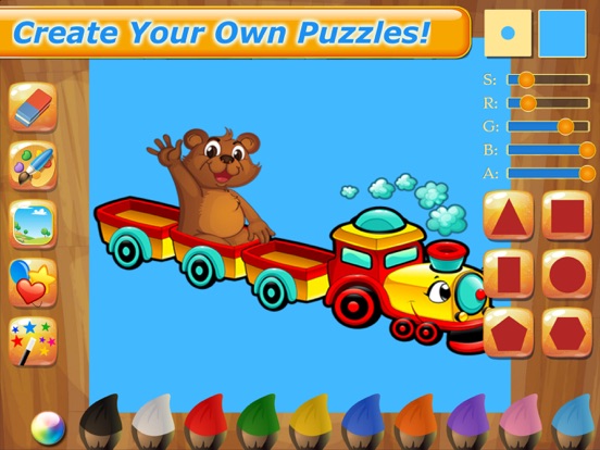 Animal Car Puzzle: Jigsaw Picture Games for Kids iPad screenshot 5 - Games app