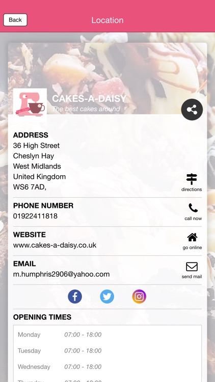 Cakes A Daisy screenshot-4