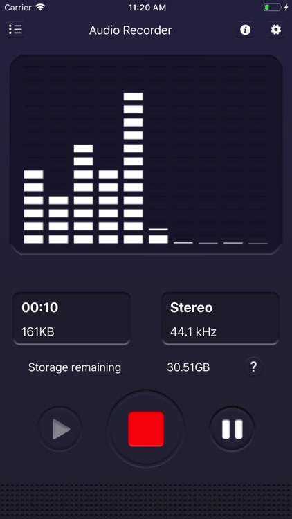 Voice recorder: Audio editor