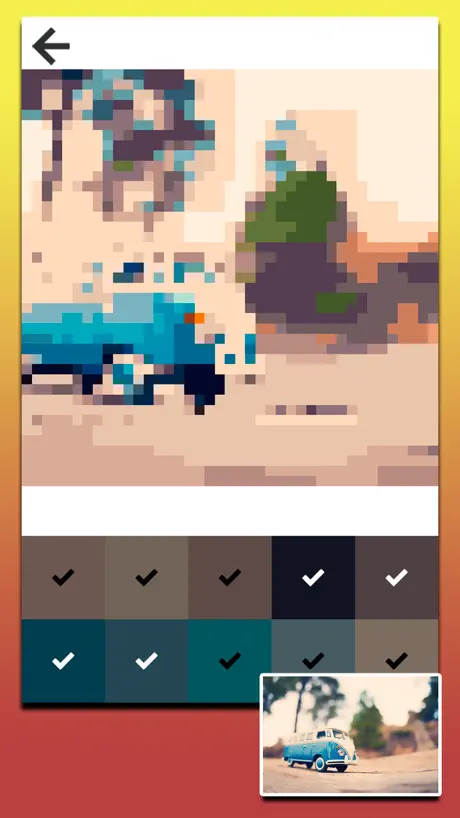 Pixel Photo – Sandbox Coloring