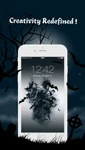 Halloween Wallpaper Sticker HD screenshot #2 for iPhone