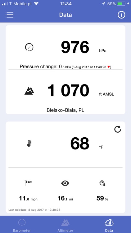 Barometer & Altimeter & Thermo screenshot-3