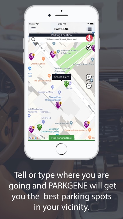 PARKGENE - Parking App