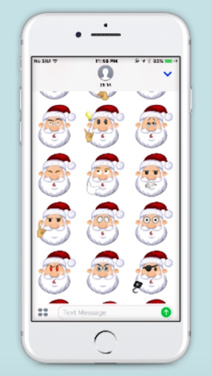Santa Claus Sticker For iMessage screenshot-3
