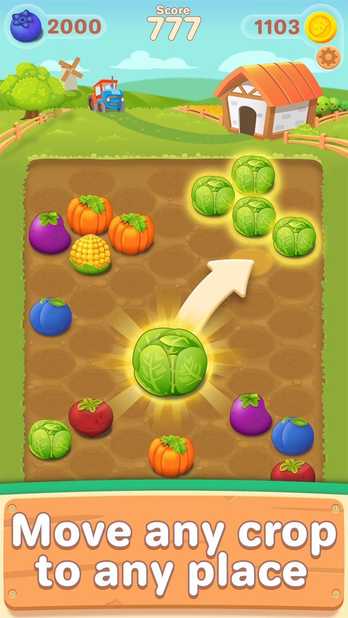 Crop Crops Match 5 Game