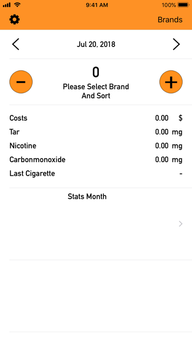 Screenshot #1 pour CiggyCount - Watch your smokes