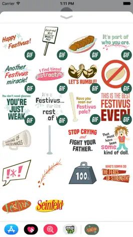 Game screenshot Seinfeld Festivus Stickers hack