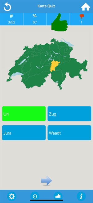 Schweiz Kantone Quiz(圖2)-速報App