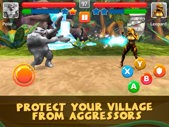 Animals Kungfu Master Legend iPad screenshot 2 - Games app