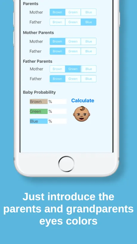 EYE COLOR CALCULATOR