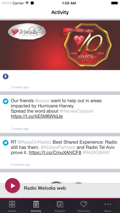 Radio Melodia web screenshot 2