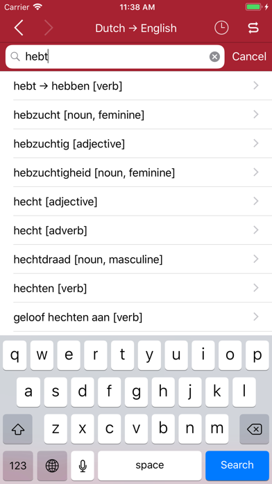 Accio: Dutch-English Screenshot