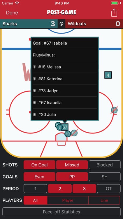 Goaliath Hockey Stats Tracker screenshot-8