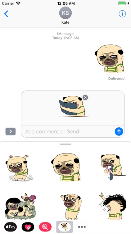 MafiaPugDog Animated Stickers