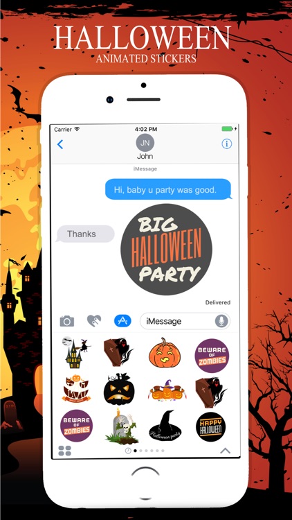 Animated Halloween Stickers Pack screenshot-4