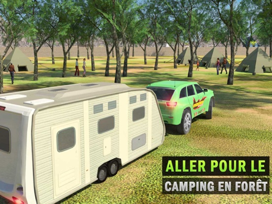 Screenshot #6 pour Campeur Camion Simulateur: Auto Remorque Au volant