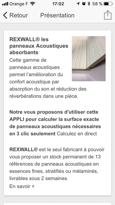 REXWALL ® Acoustique screenshot 3