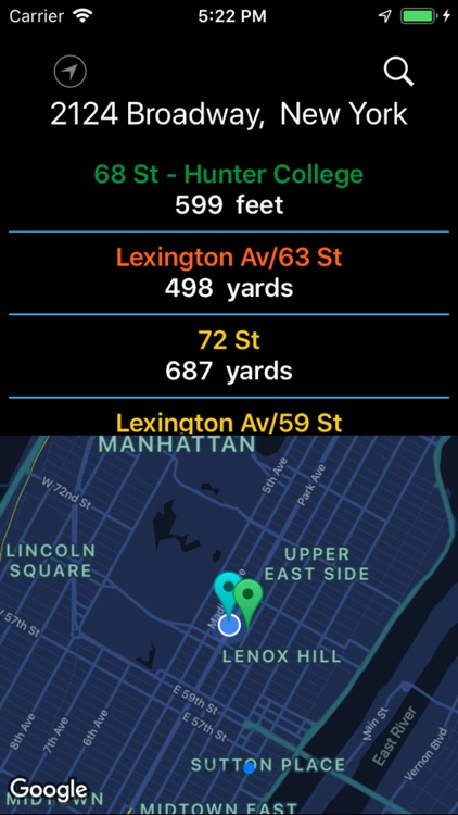 Nearby Subways
