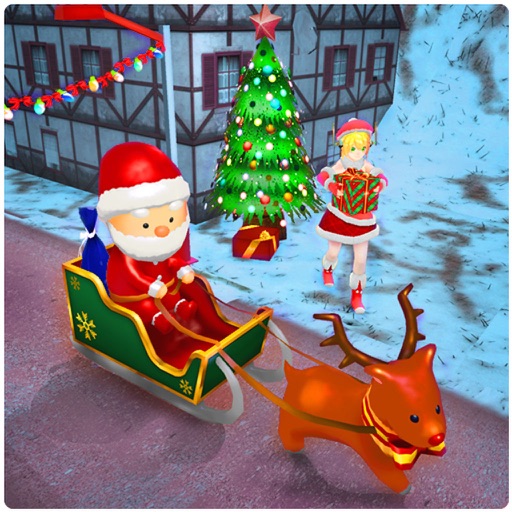 Santa Claus Merry Christmas icon