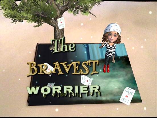 The Bravest Worrier iPad screenshot 1 - Book app