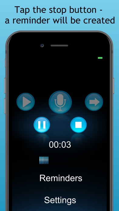 VoiceRem - voice reminders Screenshot