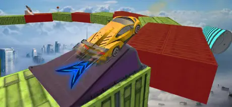 不可能的汽車特技賽車手