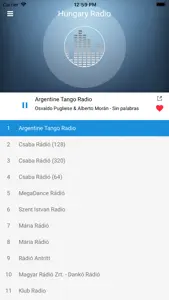 Hungary Radio FM: Magyar rádió screenshot #2 for iPhone