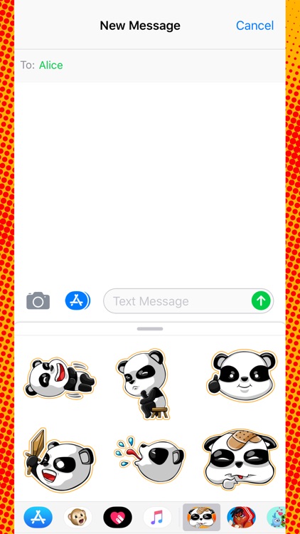 Funny Panda - Emoji Keyboard screenshot-4