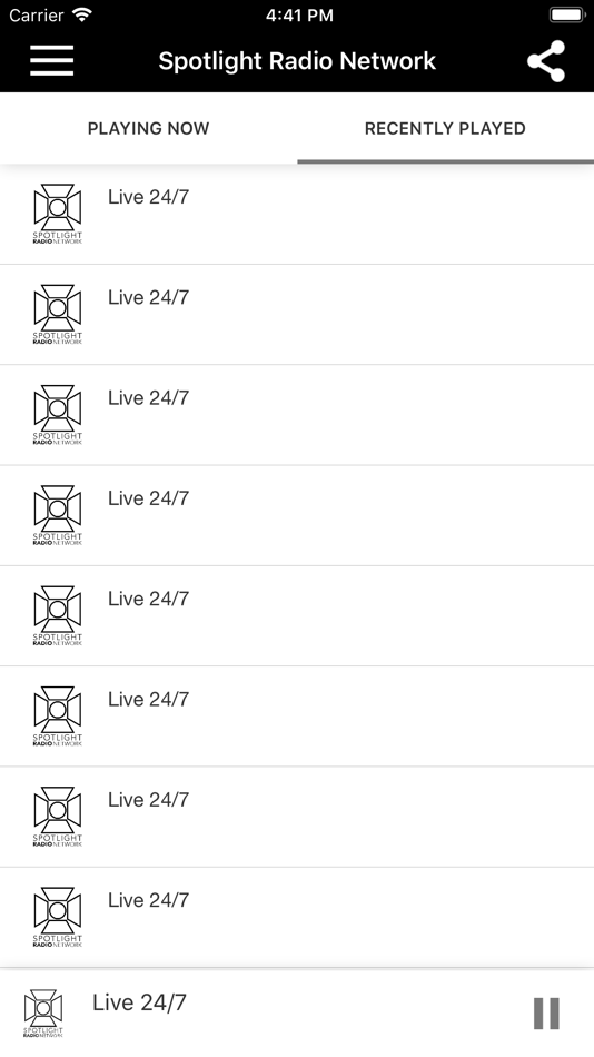 #3. Spotlight Radio Network (iOS) 由: Spotlight Radio Network
