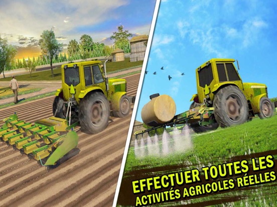 Screenshot #4 pour Réal L'agriculture Simulateur Cultiver Camion 3D