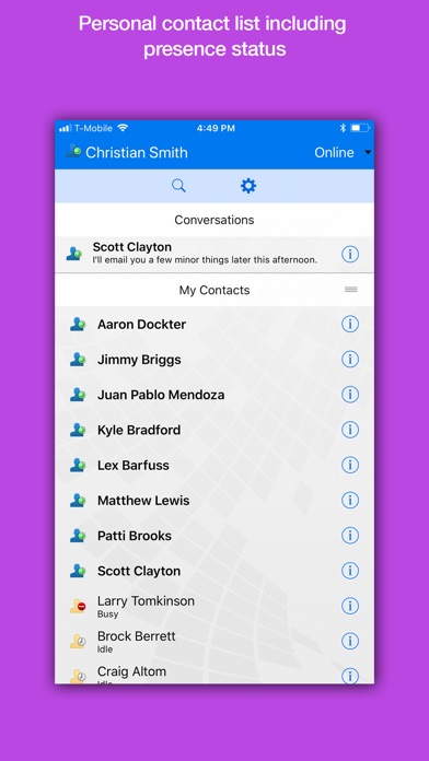 GroupWise Messenger screenshot 3