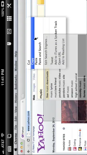 Capture d'écran de Connexion à L'ordinateur sur iPhone 3