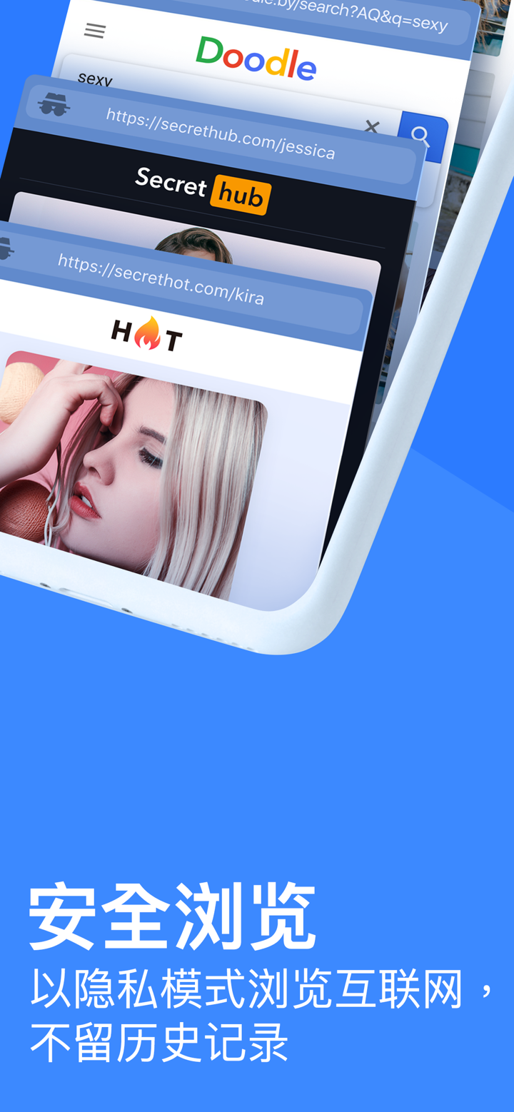 Secret Vault: 秘密浏览器为您视频和图片相册 screenshot 3