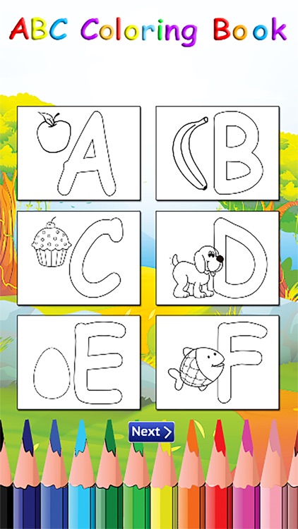 ABC Alphabet Paint Color