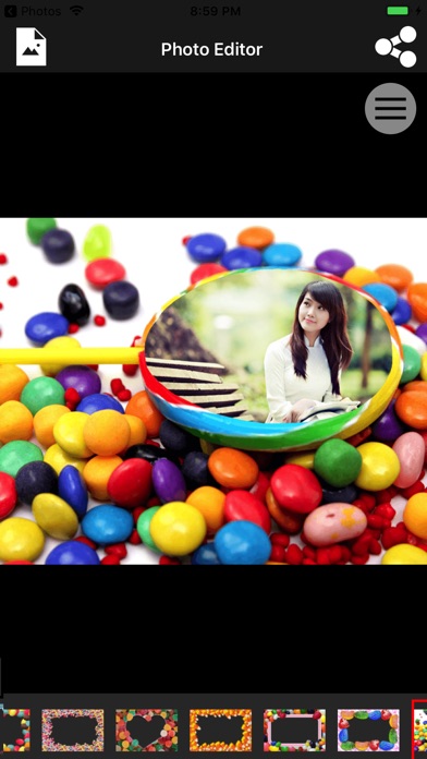 Candy Beauty Frames screenshot 3