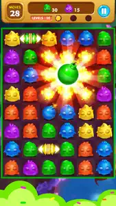 Rescue monster pop - Jelly pet match 3 puzzle screenshot #2 for iPhone