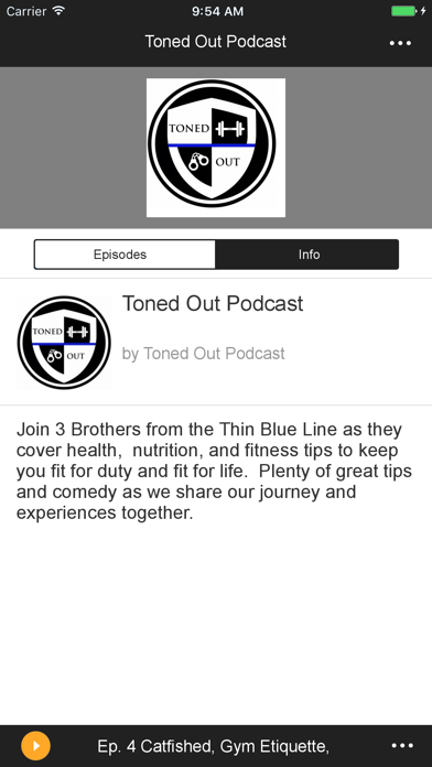 Toned Out Podcast screenshot 2