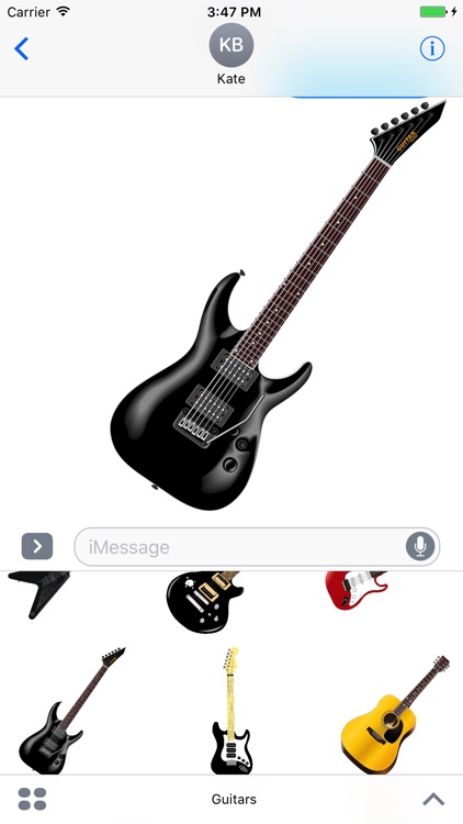 Guitar Stickers - Rock n' Roll