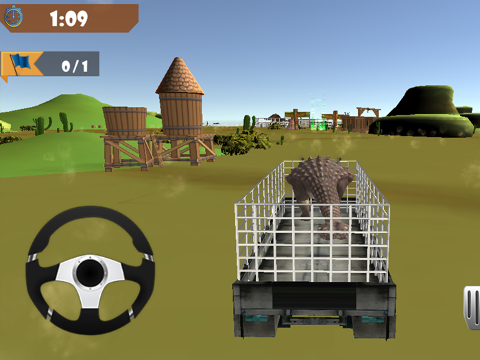 Dino Monster Transport Truck Driver