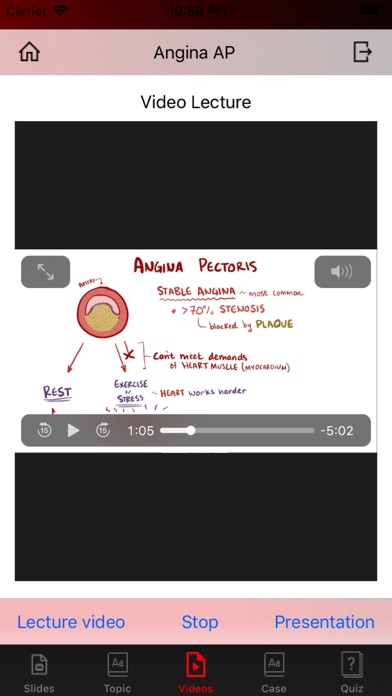 Angina offline iPhone screenshot