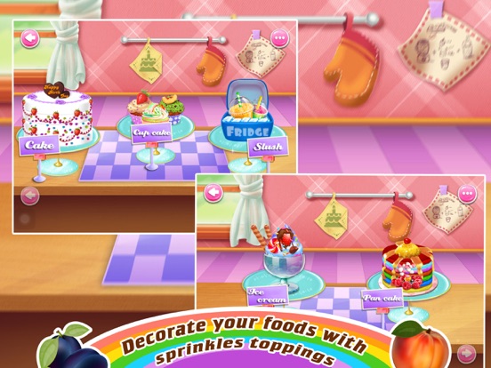 Rainbow Desserts Cooking Shop! iPad screenshot