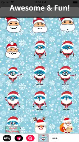 Game screenshot HoHo Emojis - Santa Stickers hack
