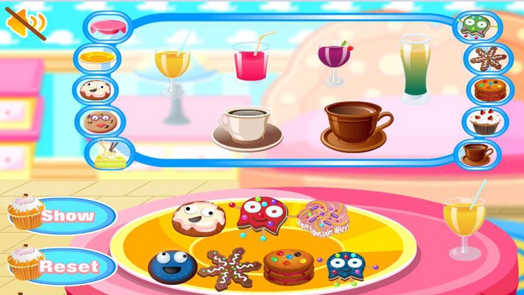 Food Table Decoration - Cooking game