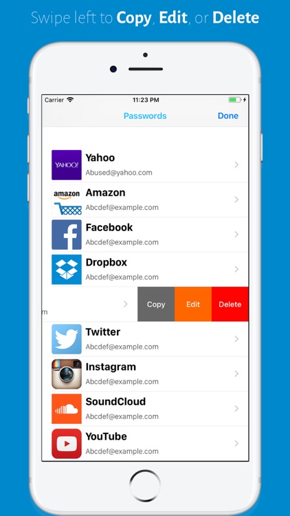 iTouch - Password Manager screenshot-3