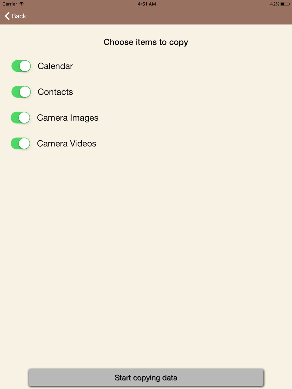 iPad screenshot