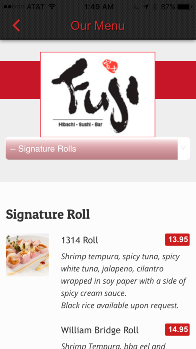 Fuji Restaurants Gambrills screenshot 3