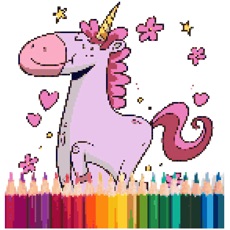 Activities of Unicorn Art: Coloring Pixel